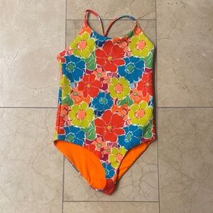 Beach Riot Multicolor Floral Kids One Piece